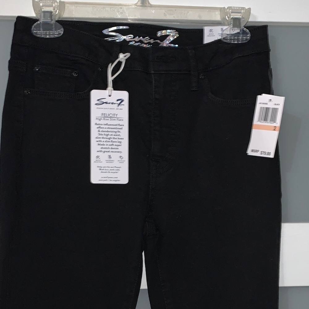 Seven7 Black Women's Jeans - Picture 4 of 7